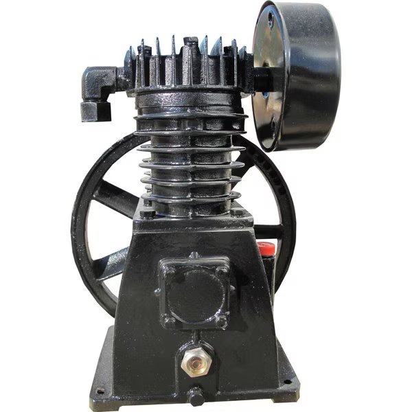 Cast Iron, Two Stage, 8-18.5Cfm@175Psi Reed Valve Compressor Pump, Industrial Gold, Mfr#: LH4TB